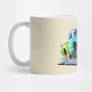 Cartoon hot rod Mug